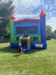 Rainbow Bounce Castle